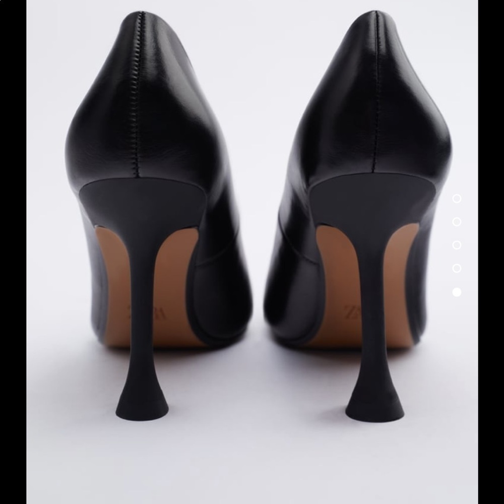 NWT  Zara high heels leather pumps - Picture 7 of 7